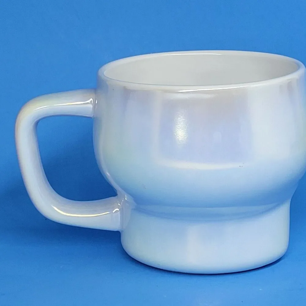Starbucks Limited Edition White Iridescent Luster 2024 Skull Mug VGC